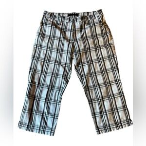 Brax Plaid Golf Capri Pants Plaid size 10